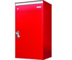 Stebler, Stebler s:box 17 Feuerrot/Feuerrot Briefkasten mit gesichertem Paketschliessfach