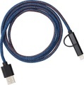 Micasa, Aufladekabel Micro USB & iPhone DENIM, Micasa