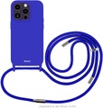 ARTWIZZ, Artwizz HangOn Silicone + Charge - iPhone 15 Pro Max / Dunkelblau Smartphone Hülle
