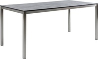 LOCARNO, 180 cm, Gestell Edelstahl, Platte HPL Gartentisch