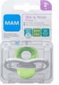 MAM Baby Beissring Bite & Relax Phase 1, hilft beim Zahnen,weniger Schmerzen beim Zahnen, BPA freier Beissring, rosa, blau, grün, ab Geburt, Beissring