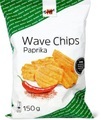 M-Budget, M-Budget Paprika Wave Chips 150g