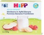 Hipp MilchDessert Himbeere Apfel Banane