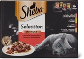 Sheba, Megapack Sheba Varietäten Frischebeutel 24 x 85 g - Selection in Sauce