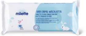 Milette, Milette Baby Einmal-Waschlappen
