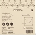 Papeteria 145 x 145 Doppelkarten und Briefumschläge