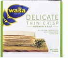 Wasa, Wasa Delicate Thin Crisp Rosem. & Salt