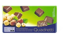 Quadretti Milchschokolade Nuss