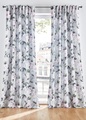 bpc living bonprix collection, Microfaser Vorhang mit Blumen Druck (1er Pack)