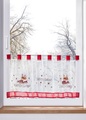 bpc living bonprix collection, Scheibengardine mit Elchstickerei