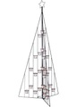 Metall-Teelichthalter Weihnachtsbaum