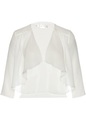 Chiffon- Bolero mit recyceltem Polyester
