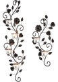 bpc living bonprix collection, Wandkerzenhalter mit Rosenranke (2-tlg.Set)