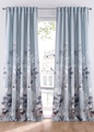 bpc living bonprix collection, Microfaser Vorhang mit Blumen Druck (1er Pack)