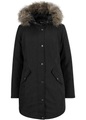 Parka mit kuscheligem Fellimitat an der Kapuze