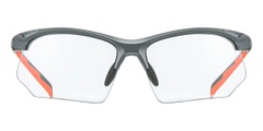 Uvex Sportbrille Sportstyle 802 Variomatic - Grey Mat, Smoke
