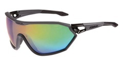 Alpina S-WAY VLM+ Sportbrille - coal matt-black rainbow mirror