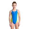 Arena Mädchen Badeanzüge Arena Mädchen Badeanzüge G Thrice Jr Swim Pro Back One Piece R, Blau, ideal für Wassersport, Blau