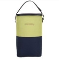 PANDA SUPERSTORE, Travel Package Infant Bottle Tote Bag Baby Keep Milk Fresh Bag Green&Navy