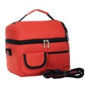 PANDA SUPERSTORE, Infant Bottle Tote Bag Baby Keep Milk Fresh Bag Double-Deck Travel Package RED