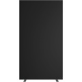 Trennwand easyScreen einfarbig schwarz, Breite 940 mm