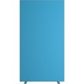 Trennwand easyScreen einfarbig, mit Schallschutz blau, Breite 940 mm