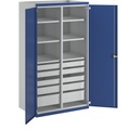 ANKE Schwerlastschrank mit Trennwand 10 Schubladen HxBxT 1950 x 1084 x 690 mm