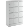 Lista Akku-Ladeschrank mit Schließfächern mit 3 x 4 Fächern 2 x 230 V, grau