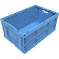 Faltbox aus Polypropylen Inhalt 54 l ohne Deckel, blau