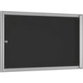 Schaukasten für den Innenbereich Außentiefe 27 mm für DIN A2, Rückwand grau