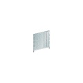 Lista Loch-Rückwand für Werkstattwagen BxH 660 x 640 mm lichtblau RAL 5012