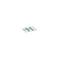 Lista Einteilungs-Set für Schubladenmaße 918 x 612 mm Aluminium 2 Schlitzwände, 2 Trennbleche