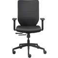 TrendOffice Bürodrehstuhl TO-SYNC mit Armlehnen und Unirollen Polster-Rückenlehne