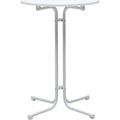 Stehtisch im Außenbereich, HxØ 1100 x 800 mm, weiß