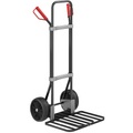 EUROKRAFT Stahl-Sackkarre, schwarz Paketschaufel-BxT 430 x 450 mm, schwarz Vollgummibereifung, ab 5 Stk