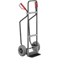 EUROKRAFT Sackkarre GO mit Kufen, schwarz Schaufel-BxT 280 x 140 mm, schwarz PU-Bereifung, ab 5 Stk