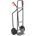 EUROKRAFT Sackkarre GO mit Kufen, schwarz Schaufel-BxT 280 x 140 mm, Alu Luftbereifung