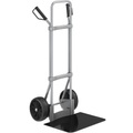 EUROKRAFT Stahl-Sackkarre, verzinkt Schaufel-BxT 450 x 500 mm, schwarz Vollgummibereifung, ab 5 Stk