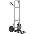 EUROKRAFT Stahl-Sackkarre, verzinkt Paketschaufel-BxT 430 x 250 mm, schwarz Luftbereifung, ab 2 Stk