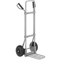 EUROKRAFT Stahl-Sackkarre, verzinkt Paketschaufel-BxT 430 x 250 mm, verzinkt Luftbereifung