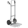 EUROKRAFT Stahl-Sackkarre, verzinkt Paketschaufel-BxT 430 x 450 mm, verzinkt, mit Griff Luftbereifung