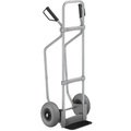 EUROKRAFT Sackkarre GO mit Kufen, verzinkt Schaufel-BxT 280 x 140 mm, schwarz PU-Bereifung, ab 2 Stk