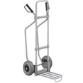 EUROKRAFT Sackkarre GO mit Kufen, verzinkt Paketschaufel-BxT 430 x 250 mm, verzinkt, mit Griff PU-Bereifung, ab 2 Stk