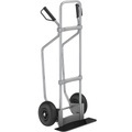 EUROKRAFT Sackkarre GO mit Kufen, verzinkt Schaufel-BxT 450 x 160 mm, schwarz Luftbereifung