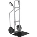 EUROKRAFT Sackkarre GO mit Kufen, verzinkt Schaufel-BxT 450 x 500 mm, schwarz Luftbereifung, ab 5 Stk
