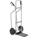 EUROKRAFT Sackkarre GO mit Kufen, verzinkt Paketschaufel-BxT 430 x 250 mm, schwarz Luftbereifung, ab 2 Stk