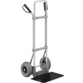 EUROKRAFT Aluminium-Sackkarre GO Schaufel-BxT 450 x 350 mm, schwarz PU-Bereifung, ab 2 Stk