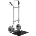 EUROKRAFT Aluminium-Sackkarre GO Schaufel-BxT 450 x 500 mm, schwarz PU-Bereifung, ab 2 Stk