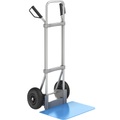EUROKRAFT Aluminium-Sackkarre GO Schaufel-BxT 450 x 500 mm, blau Luftbereifung