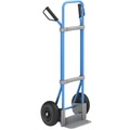EUROKRAFT Sackkarre GO, blau Schaufel-BxT 280 x 140 mm, verzinkt Luftbereifung